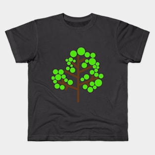 polkadot tree design Kids T-Shirt